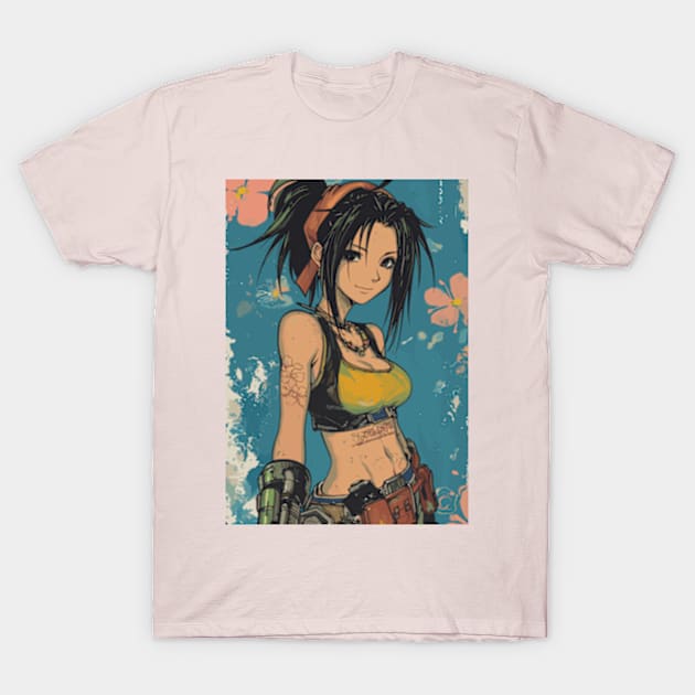 Yuffie Kisaragi FF7 Final Fantasy VII Rebirth T-Shirt by peculiarbutcute